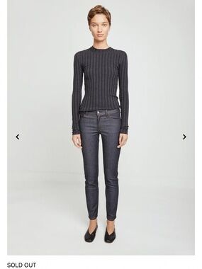 Acne Studios Blå Konst Climb Indigo Slim Jeans Size 25/32 NWT